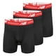 thumbnail image 1 of Calzoncillos bóxer New Balance Ultra Soft Performance de 6 pulgadas sin mosca para hombre (paquete de 3), negro/negro/negro, tamaño grande, 1 of 3