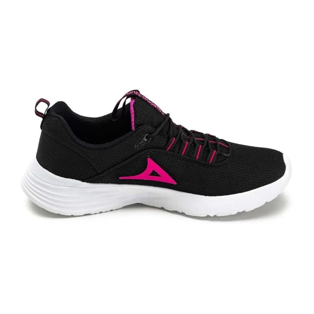 Tenis Dama Pirma Talla 22.5 Color Negro y Fucsia