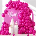 thumbnail image 1 of Kit de arco de globos Awenztech Hot Pink con 120 globos de látex, 1 of 7