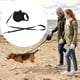 thumbnail image 5 of Correa retráctil para perros con un botón de freno y bloqueo, 1,1 m, tracción extensible flexible. Negro, 5 of 8