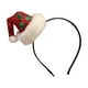 thumbnail image 2 of Diadema de asta navideña | Accesorio para el cabello navideño para atuendos de fiesta | Lentejuelas Rojas Verdes | Plástico ligero y cómodo | Clip festivo | 20x20cm | Regalo Espumoso, 2 of 6