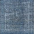 thumbnail image 1 of Ahgly Company Indoor Square Mid-Century Modern Koi Blue Oriental Area Rugs, 8' Square, 1 of 6