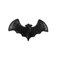 thumbnail image 2 of Clearance Halloween Hanging Bat Decoration, 3D Hand-Made Woven Bat Decor, Realistic Scary Fake Black Hanging Flying Bat, Spooky for Indoor Outdoor Yard Porch Lawn Decorations, 2 of 6