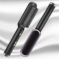 thumbnail image 5 of PanBiqintyy Hair Straightener Ceramic Hot Comb 2 in 1 Electric Straighten Hair Brush Negative Ion Fast Heating Styling Tool ﻿, 5 of 9