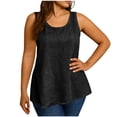thumbnail image 3 of Meichang Plus Size Tank Tops for Women Sleeveless Scoop Neck Summer Tanks Flowy Loose Fit Casual Tank Top, 3 of 9