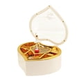 thumbnail image 1 of Kuymtek Love Heart Mini Adornos Creative Chic Musical Box Regalo Cumpleaños (blanco), 1 of 7