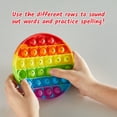 thumbnail image 2 of Juego de 6 alfabetos Sensory Bubble Poppers Hand2mind, 2 of 7