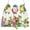 Style2:Bird Three Colorful, variant on Diamond Art Craft Hanging Kits Clearance Cartoon Funny 5D Painting Bead Kit For Adults Gemfamily Double Sided Mini Bird Ornament for Living Room Bedroom