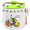Italian Herbs, variant on STP GOODS Viburnum Ceramic Honey Jar with Lid and Wooden Spoon 14.2 fl oz (420 ml) Honey Pot Storage Jar Storage Container for Home Kitchen, Red, Green, White