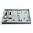 thumbnail image 2 of Velvet Jewelry Tray, Stackable Showcase Display Organizer for Ring Earring Necklace Pendants Bracelet, 2 of 5