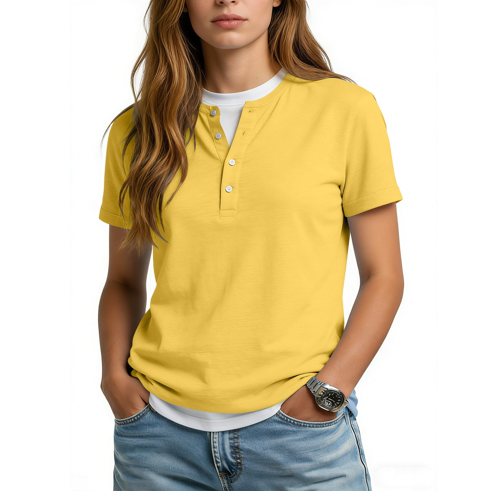 Comdrip Womens Tops, Women's Casual T-Shirts Cute Work Outfits