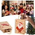 thumbnail image 3 of 24 pieces, Christmas series gift packaging bags, Christmas gift bags, gift bags with handles, kraft paper Christmas gift bags, Christmas gift storage bags, 5.91*3.15*8.27 inches., 3 of 6