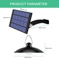 thumbnail image 3 of Solar Light Hanging Aisle Retro Hanging Light Solar Hanging Light Hanging Remote Retro Yard Control Solar Hanging Light with Light Control Waterproof for Yard, 3 of 9