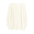 thumbnail image 7 of Zaldita Womens Soft Chiffon High Low Shawl Wraps Evening Shrug Scarve Bridal Wedding Cape Champagne One Size, 7 of 7