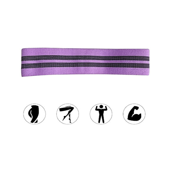 COSMOBETTY Work Leg Belt 1Pc Purple Tension Band for Leg Workouts Durable Latex