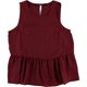 thumbnail image 1 of Kensie Blusa de punto con volantes para mujer, rojo, grande Kensie  Tejer, 1 of 1