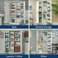 thumbnail image 4 of Sauder Homeplus 2-Door Storage Cabinet, Soft White Finish, 4 of 12