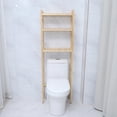 thumbnail image 3 of Organizador de Almacenamiento de Baño ANGGREK Estante de Madera para Inodoro Color Madera, 3 of 7