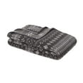 thumbnail image 2 of Berkshire Life Reversible Printed Hampshire Soft Throw Blanket, Glacier Fair Isle, 2 of 7