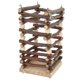 thumbnail image 2 of Alimentador de rejilla de madera estante de madera de conejo fácil de instalar diseño rectangular masticable para jerbo, 2 of 7