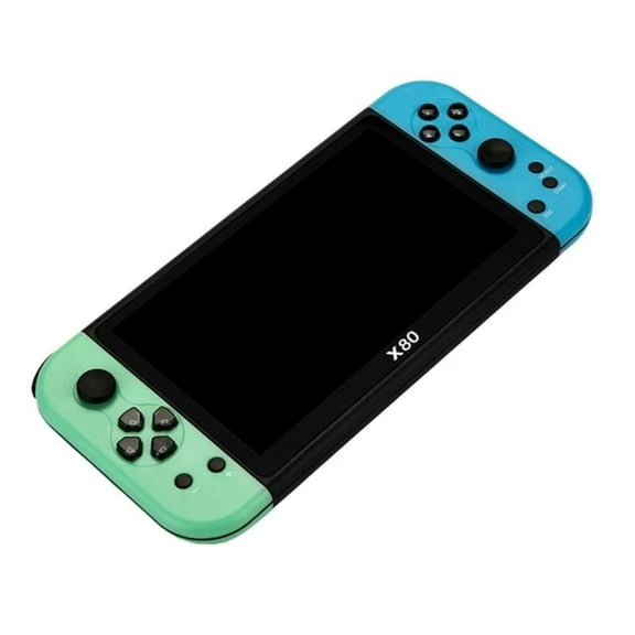 CETUSHU Portable Gaming Console, X80 7-inch 16GB 10000 Nostalgic Games Support High Defination Out