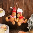 thumbnail image 5 of Eosunjian Christmas Decoration Doll Pendant Ornaments Cotton Stuffed Christmas Tree Plush Pendant Gingerbread Man Home Decoration, 5 of 13