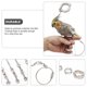 thumbnail image 2 of Parrot Foot Chain Pet Bird Leash Stainless Steel Bird Chain Parrot Leash Foot Chain, 2 of 4