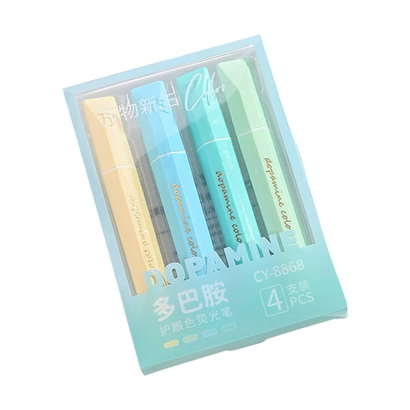 Highlighters Color Highlighter Style 4 Assorted Color Highlighters 4 Colors Available Color Marker Pen Set B