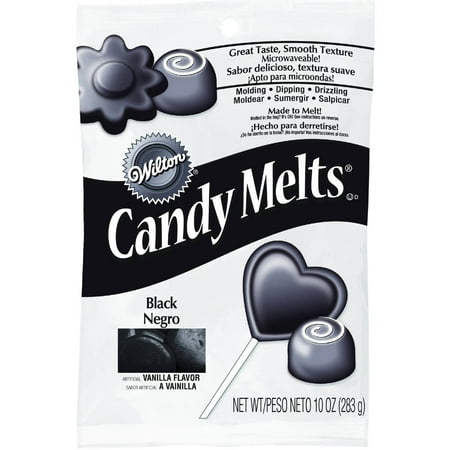 (4 pack) (4 Pack) Wilton Candy Melts, Black, 12 oz