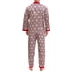 thumbnail image 3 of INSPIRAR CHIC Conjunto de Pijamas de 2 Piezas para Hombre, Camisón de Botones con Estampado, Patrón Casual, XL Rojo Gris, 3 of 6