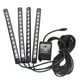 thumbnail image 5 of sweethay Luz de tira del coche LED, 4pcs 48 LED Luz interior del coche de la música multicolor Bombillas para automóviles sweethay VI002667-00, 5 of 6