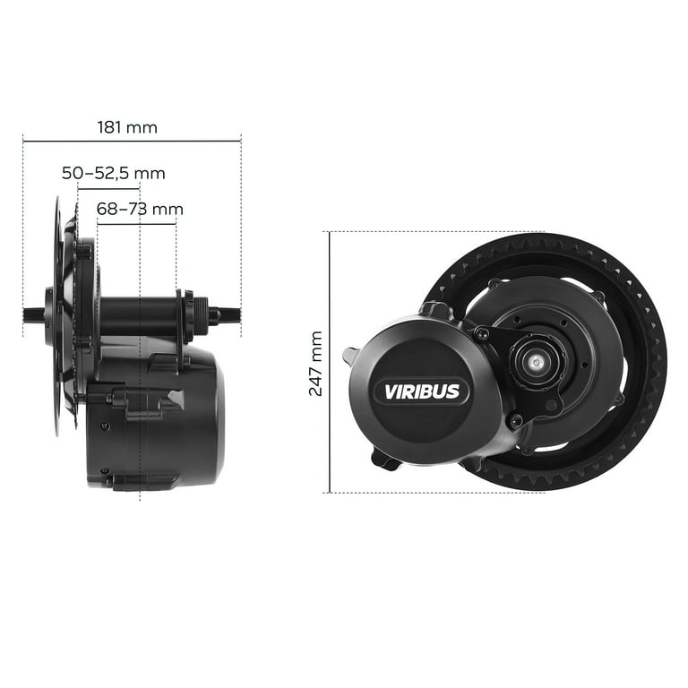 Bestco Mid Drive Kit 48V 750W Motor eBike Conversion Kit - Walmart.com