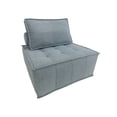 thumbnail image 1 of Ilios Innova | Sillón Individual Turin Gris, Tapizado de Lino y Espuma con Estructura Memory Foam, Diseño Moderno., 1 of 9