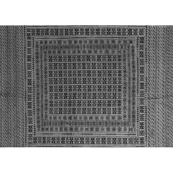 Ahgly Company Indoor Rectangle Persian Gray Traditional Area Rugs, 4' x 6'