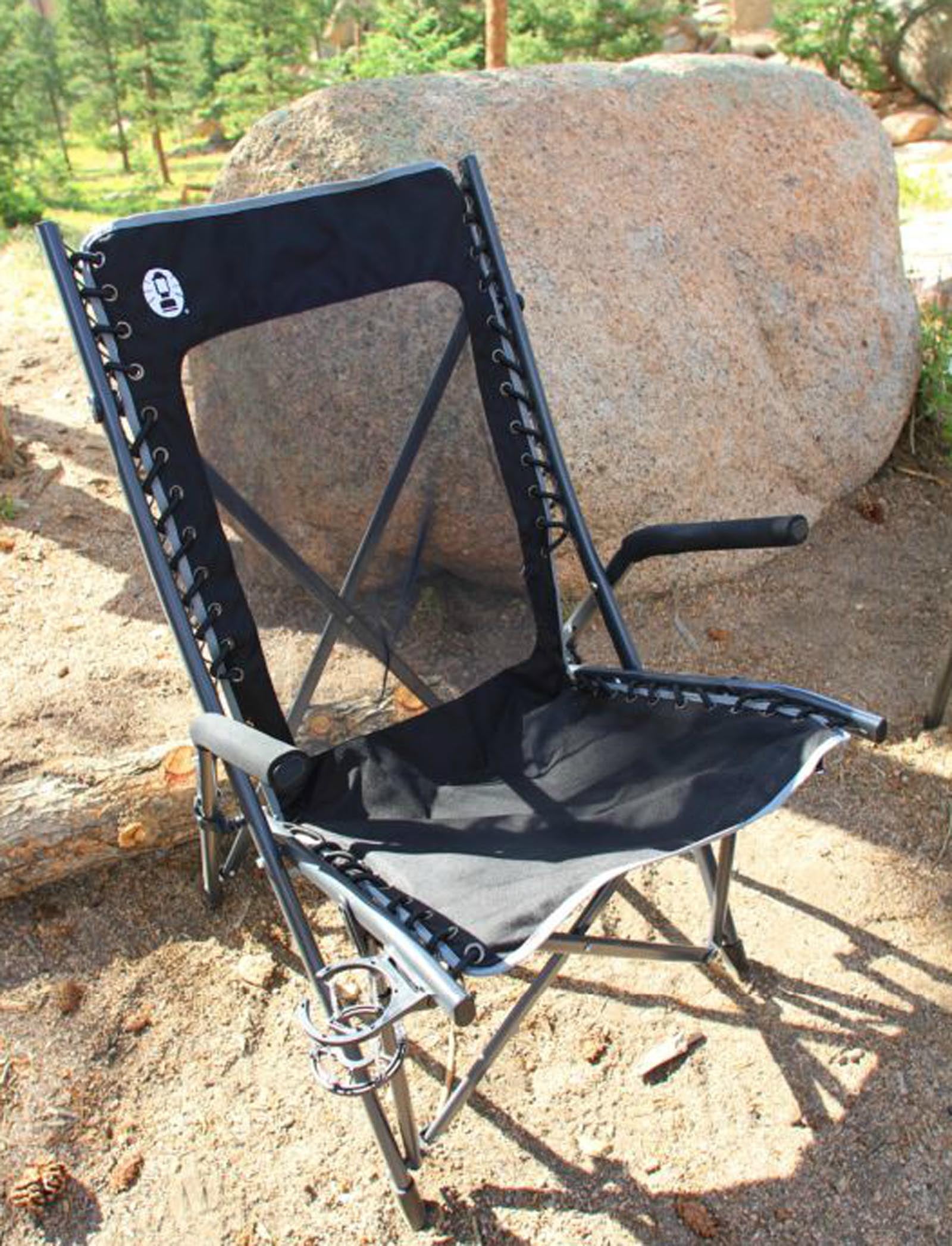 (2) COLEMAN ComfortSmart Suspension Camping Folding Chairs w/ Mesh Back
