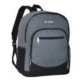 thumbnail image 3 of Everest Unisex Casual Backpack with Side Mesh Pocket, Dark Gray Black, 3 of 3