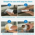 thumbnail image 2 of 32pcs, Magic Sponge Eraser Foam Cleaning Pads, Multifunctional Household Cleaning Kitchen Dishwashing Sponge for Furniture, Bathroom, Bathtub, Sink, Floor, Baseboard, Wall Cleaner, 2 of 8