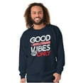 thumbnail image 3 of Puerto Rican Flag PR Peace Sign Sweatshirt for Men or Women Brisco Brands S, 3 of 6
