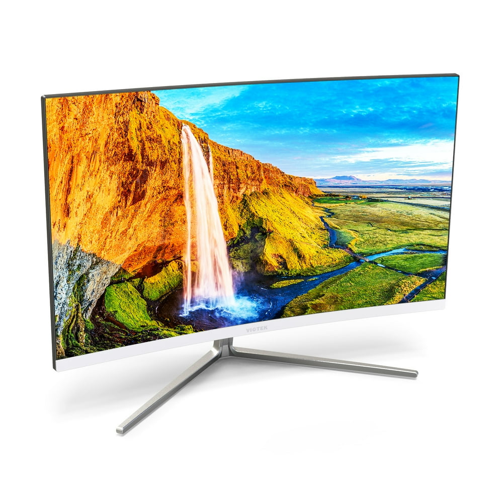 VIOTEK NB27CW 27inch LED Curved Monitor with Speakers, Bezelless