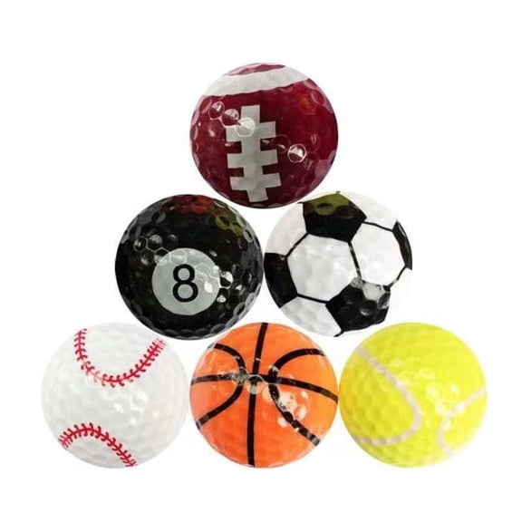 BESTSKY Funny Golf Practice Balls, Safe Rubber Training Equipment