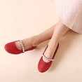 thumbnail image 2 of Zapatos de Vestir Mary Jane para Niñas DREAM PAIRS Talla 2 Rojo con Brillo, 2 of 6