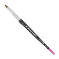 The Face Painting Shop Brush - Large Petal (1/4"), Professional Face Painting Brush, Sleek Pink Tipped Wooden Handle and Synthetic Bristles
