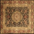 thumbnail image 1 of Ahgly Company Indoor Square Persian Brown Traditional Area Rugs, 5' Square, 1 of 4