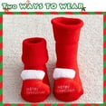 thumbnail image 3 of 6 Pairs Baby Christmas Themed Socks Cotton Blend Non\-skid Newborn Kids Infant Babies Clothing Gifts Boys Sock Assorted Patterns  0-1 Years Old Type 1, 3 of 9
