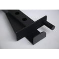 thumbnail image 2 of HulkFit Straight Dip Bar/Spotter Arm Attachment for Wall Mounted Power Cage, Black, 2 of 3