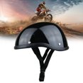 thumbnail image 2 of Medio Casco De Motocicleta Vintage Casco Retro Scooter Resistente Medio Casco De Verano Eigraketly VI011957-04, 2 of 5