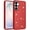 Red, variant on Phone Case for Samsung Galaxy S26 FE /Fan Edition Luxury Diamond Bling Sparkle Chrome Metallic Edge Shockproof Durable Protective Stylish Premium Hybrid Design Cover Purple