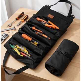 Sac à Outils Télescopique – Toile Oxford Imperméable 600D, Poches Multiples, Pour électriciens Et Bricoleurs