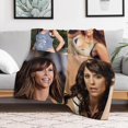 thumbnail image 6 of Jennifer Love Hewitt Blanket Beautiful #1 Ultra Soft Flannel Fleece Blanket Stylish Bedroom Living Room Sofa Warm Blanket All Season Use 60"*80"（150 * 200cm）, 6 of 6