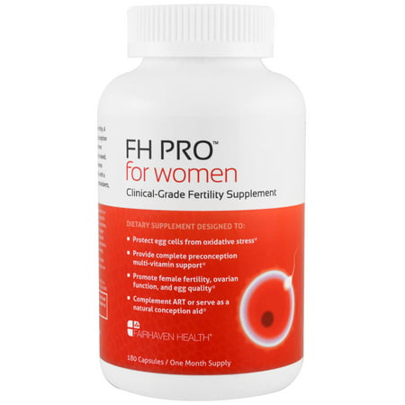 Fairhaven Health, FH Pro for Women, Clinical-Grade Fertility Supplement, 180